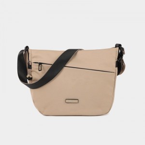 Geanta Crossbody Hedgren Gravity Dama Gri Bej | AFT8759GF