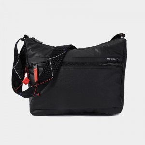 Geanta Crossbody Hedgren Harpers Dama Negrii Corai | KBH4350UX