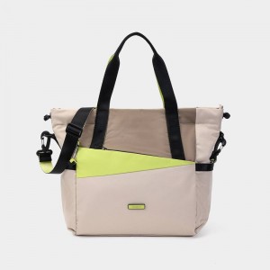 Geanta Tote Hedgren Galactic Dama Bej | ULQ899HR