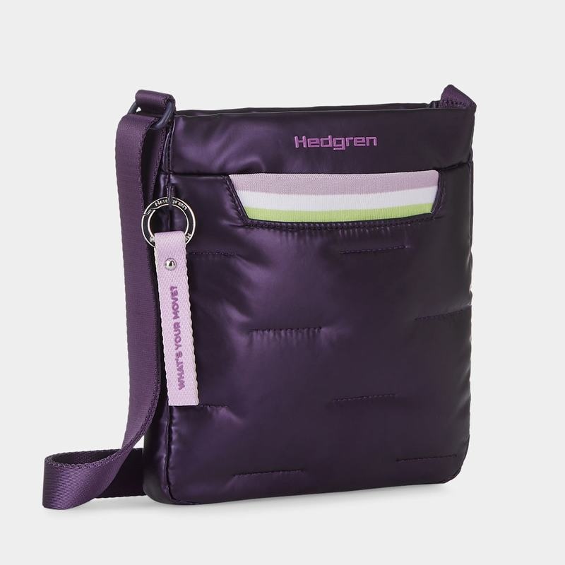 Geanta Crossbody Hedgren Cushy Dama Violet Albastri Inchis | DMX1714DC