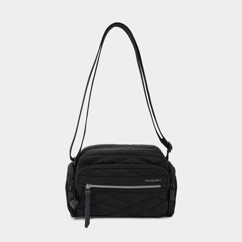 Geanta Crossbody Hedgren Emily Dama Negrii | ZHG2313QG