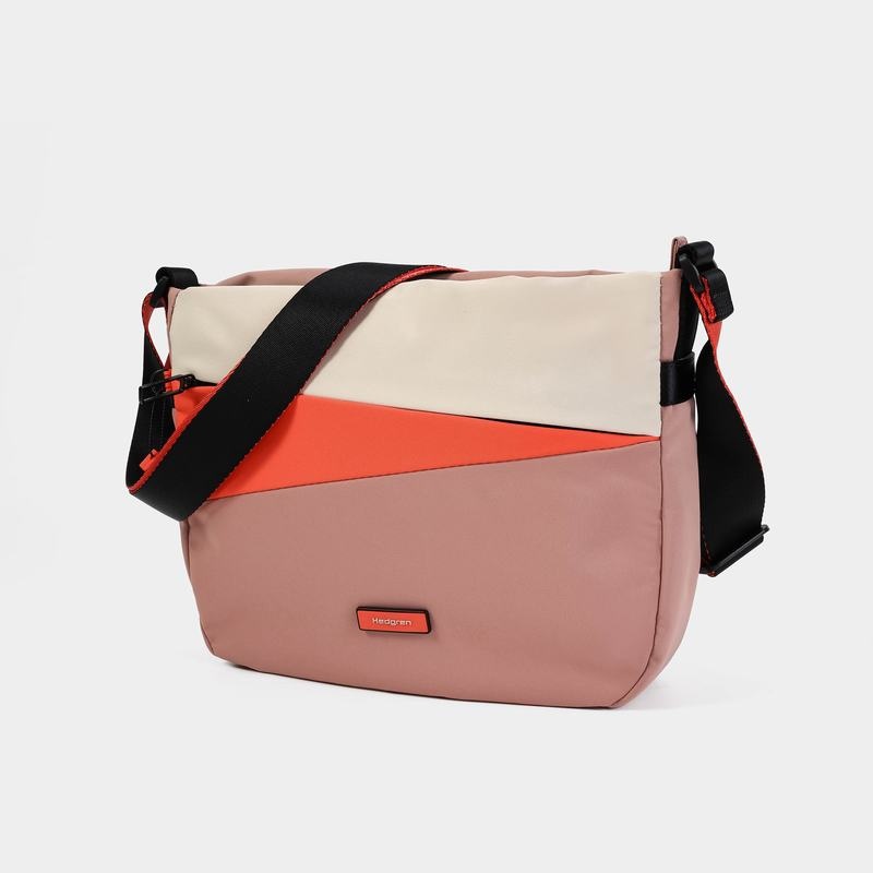 Geanta Crossbody Hedgren Gravity Dama Roz Portocalii | OFL3373GZ