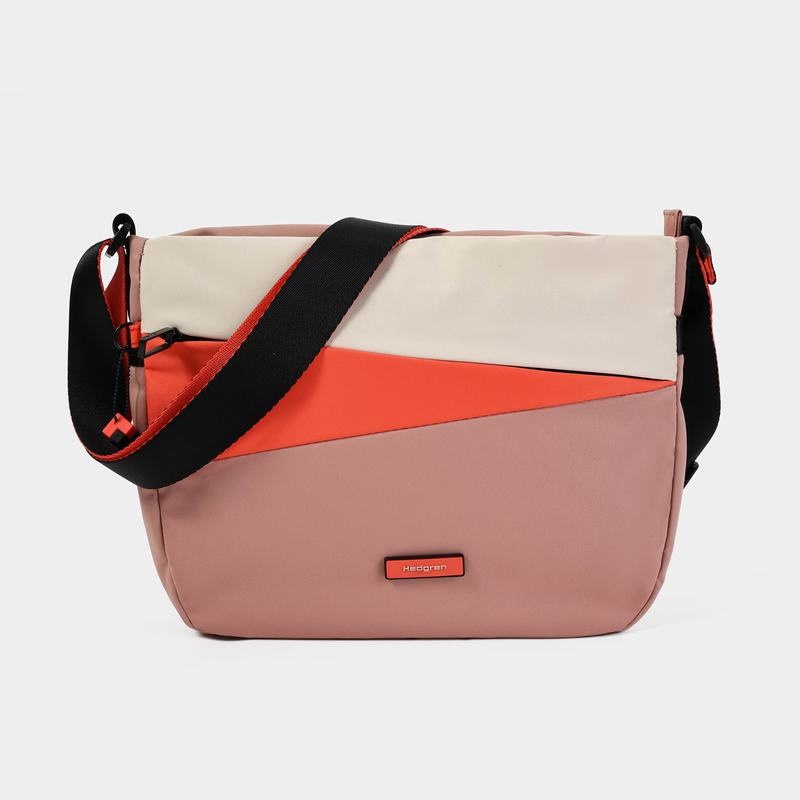 Geanta Crossbody Hedgren Gravity Dama Roz Portocalii | OFL3373GZ