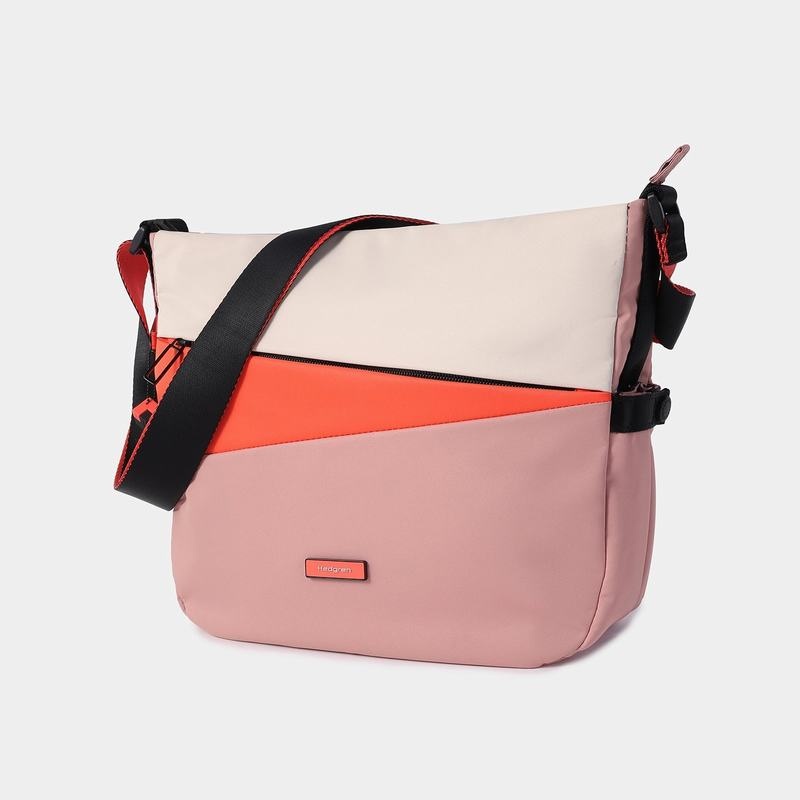 Geanta Crossbody Hedgren Milky Way Dama Roz Portocalii | XHJ7462NR