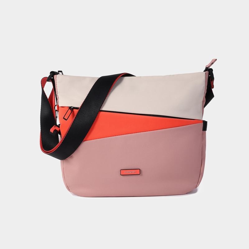 Geanta Crossbody Hedgren Milky Way Dama Roz Portocalii | XHJ7462NR